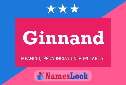 Ginnand Name Poster