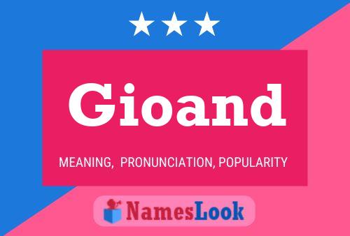 Gioand Name Poster