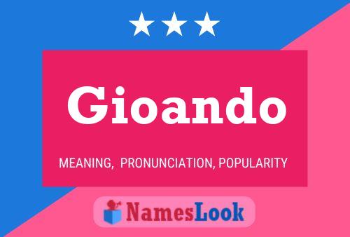 Gioando Name Poster