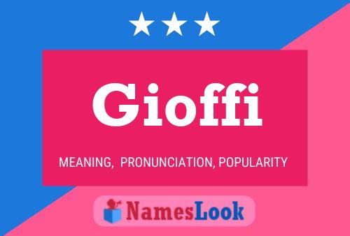 Gioffi Name Poster