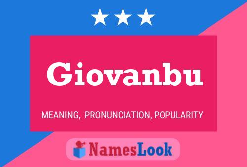 Giovanbu Name Poster