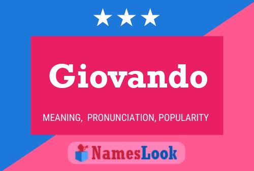 Giovando Name Poster