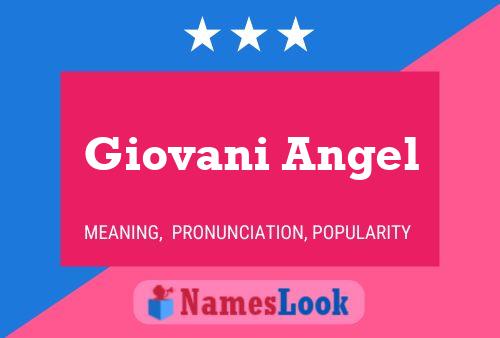 Giovani Angel Name Poster