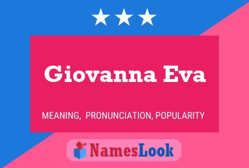 Giovanna Eva Name Poster