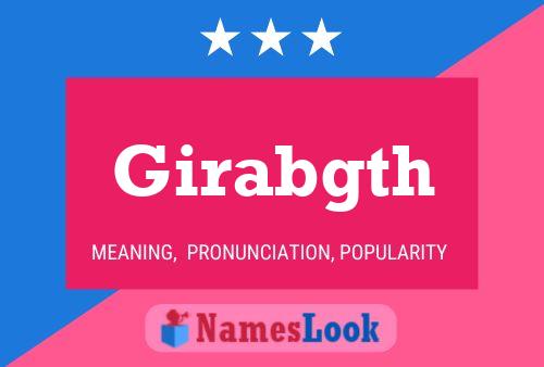 Girabgth Name Poster