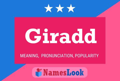 Giradd Name Poster