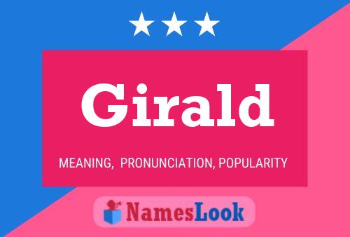 Girald Name Poster