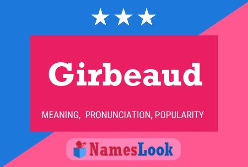 Girbeaud Name Poster