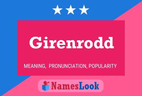 Girenrodd Name Poster