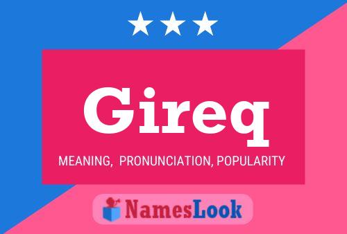 Gireq Name Poster