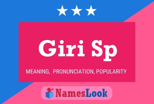 Giri Sp Name Poster