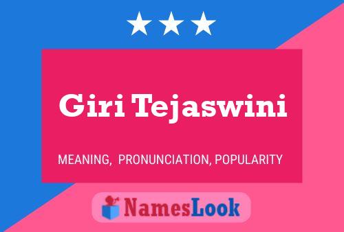 Giri Tejaswini Name Poster