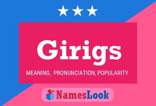 Girigs Name Poster