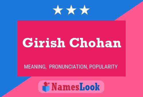 Girish Chohan Name Poster