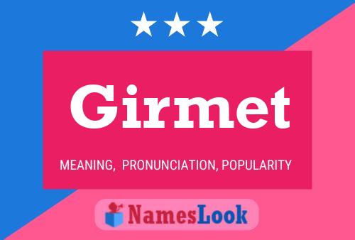 Girmet Name Poster