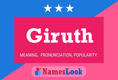 Giruth Name Poster