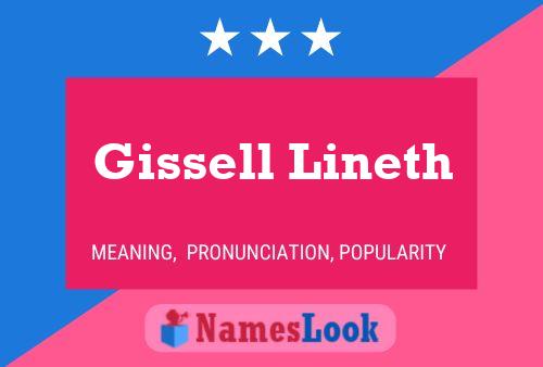 Gissell Lineth Name Poster