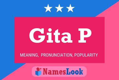 Gita P Name Poster