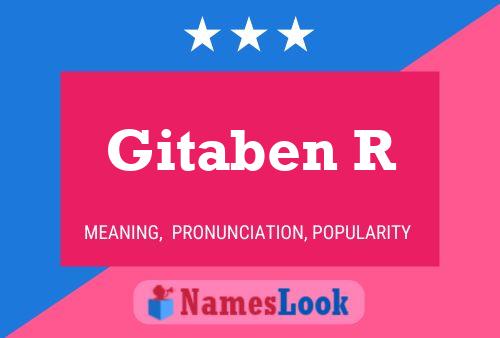 Gitaben R Name Poster