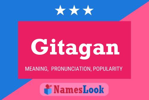 Gitagan Name Poster