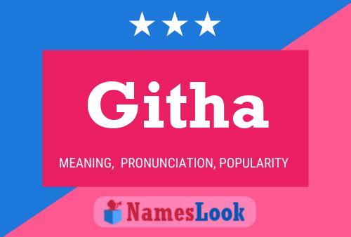 Githa Name Poster