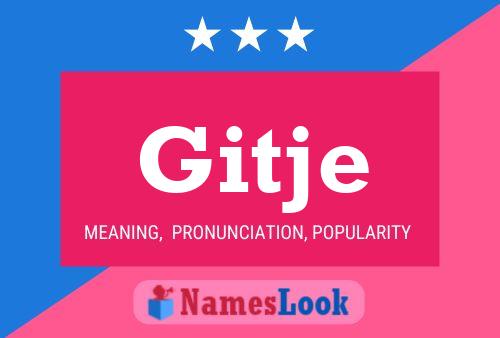 Gitje Name Poster