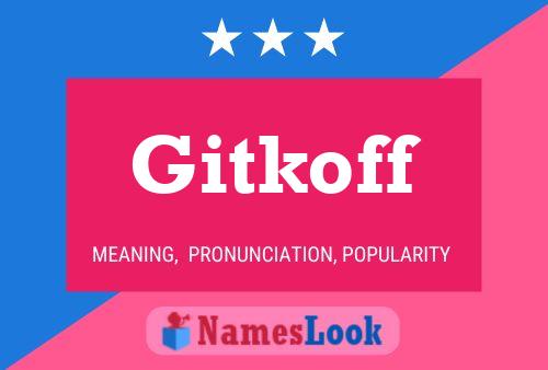 Gitkoff Name Poster