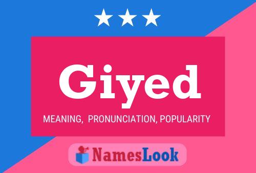 Giyed Name Poster