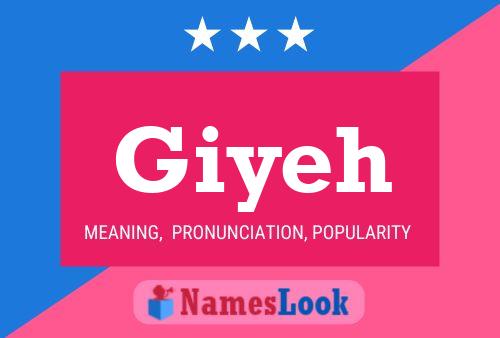 Giyeh Name Poster