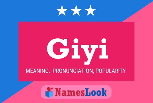 Giyi Name Poster