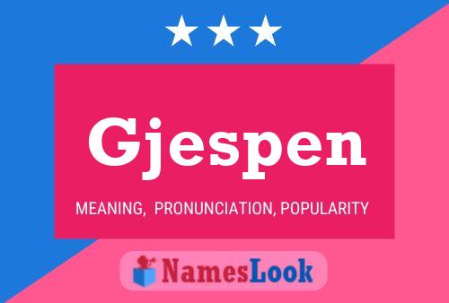 Gjespen Name Poster