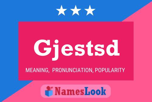 Gjestsd Name Poster