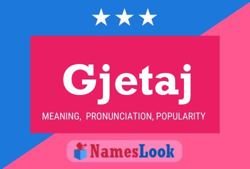 Gjetaj Name Poster