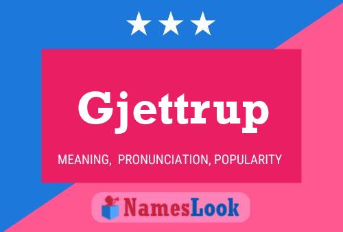 Gjettrup Name Poster