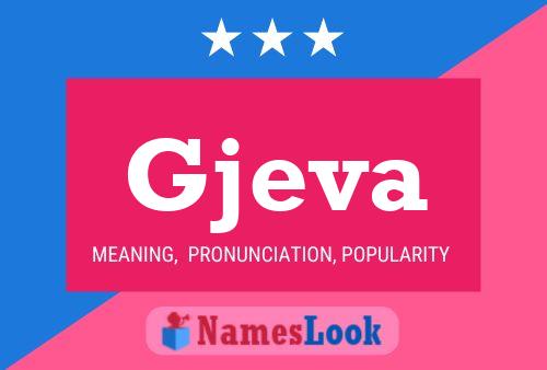 Gjeva Name Poster