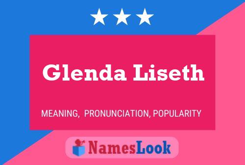 Glenda Liseth Name Poster