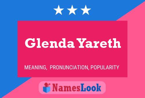 Glenda Yareth Name Poster