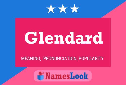 Glendard Name Poster