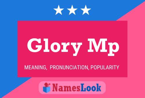 Glory Mp Name Poster