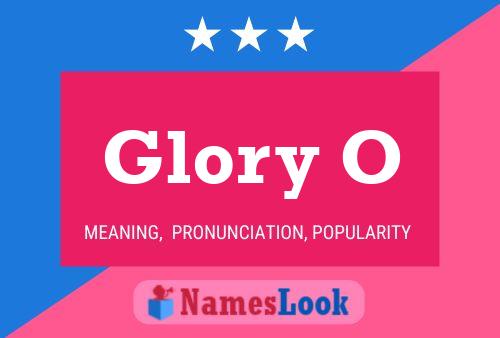 Glory O Name Poster