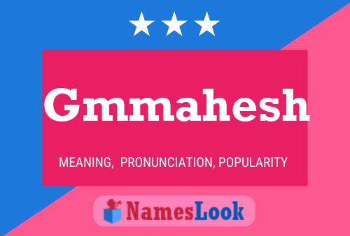 Gmmahesh Name Poster