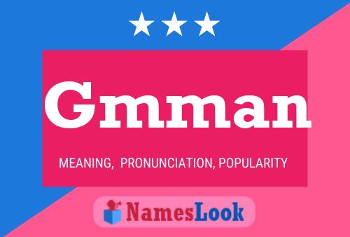 Gmman Name Poster