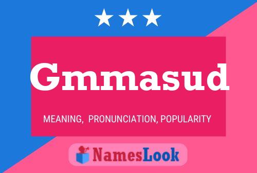 Gmmasud Name Poster