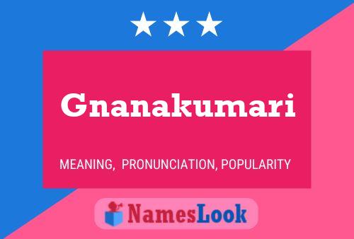 Gnanakumari Name Poster