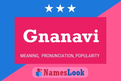 Gnanavi Name Poster