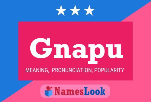 Gnapu Name Poster