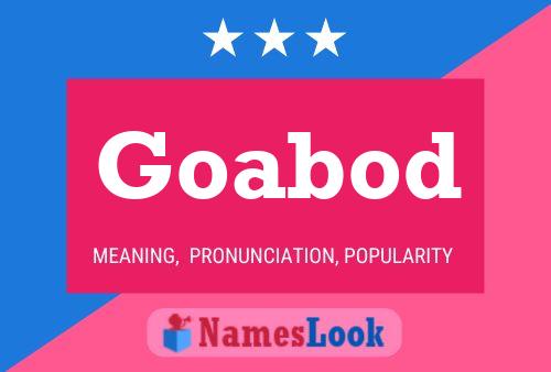 Goabod Name Poster