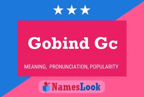 Gobind Gc Name Poster