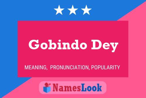 Gobindo Dey Name Poster