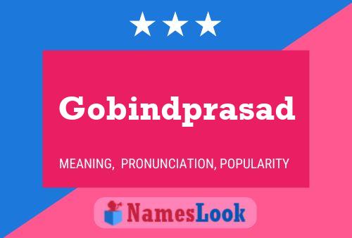 Gobindprasad Name Poster